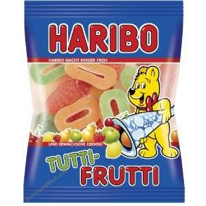 Haribo Tuti Frutti Gummi Candy 200 g  Grocery & Gourmet 
