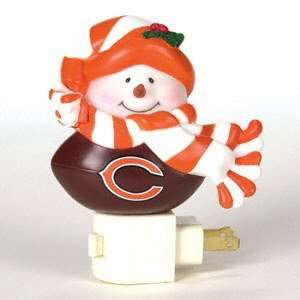  Chicago Bears Snowman 5 Night Light: Sports & Outdoors