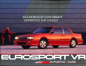 1988 Chevrolet Celebrity Eurosport VR Sales Brochure  