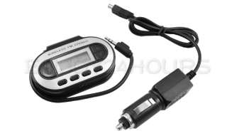 NEW 200 Channels LCD FM Transmitter for MP3/iPod Black  