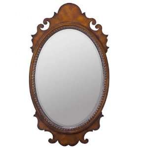  Sloan Square Chippendale Mirror (Rustic Mahogany)