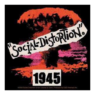 Social Distortion   1945 Bomb Logo   Sticker / Decal