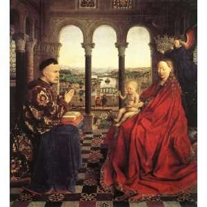   Jan van Eyck   24 x 26 inches   The Virgin of Chanc