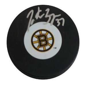  Patrice Bergeron Boston Bruins Autographed Puck Sports 