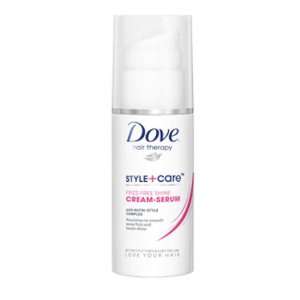  Dove Frizz Free Shine Cream Serum, 3.3 Ounce (Pack of 2 