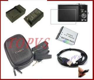 lcd+case+usb cable+charger​+battery casio EX FC150 Z400  