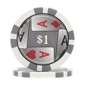 Best Quality Low Denomination 4 Aces Poker Chips 