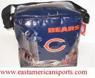 Chicago Bears NFL Lunch Box 12 Pack Cooler City Soldier Field Beer 