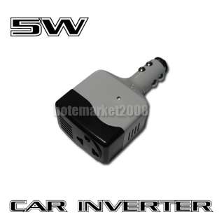 12V DC To AC Car Power Converter Inverter Adapter 5W  