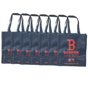  Boston Red Sox 6 Pack Reusable Bags   MLB Baseball: Sports 