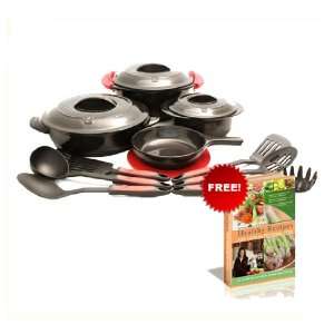  Healthy Cookware Set   16 Pieces: Kitchen & Dining