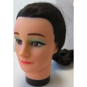   Dark Brown Hair and Make up on   12 inches x 6 inches: Electronics