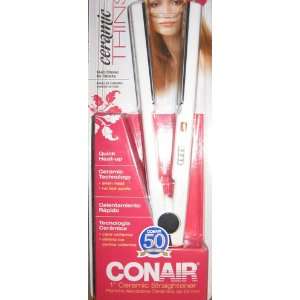    Conair 1 Ceramic Hair Straightener: Health & Personal Care