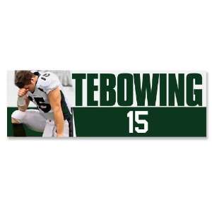 Tebowing   New York Jets Green   Bumper Sticker 