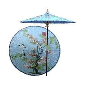   FN 1301 NO_STAND Asian Splendor Umbrella: Patio, Lawn & Garden