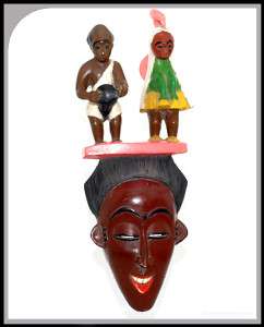 GURO MAMI WATA MASK # 1321   For African Art Gallery  