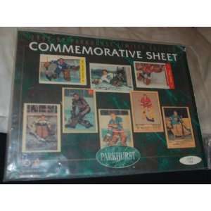  1993 Parkhurst Commemorative sheet by Pro Set Everything 