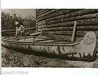 giant vintage birch bark hudson bay company canoe expedited shipping