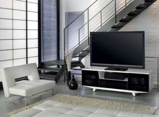  BDI Vista 9960, Flat Panel TV Stand with Glass Shelves 
