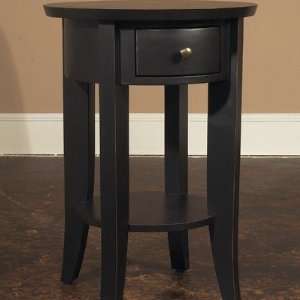  Jonathan David 30135 0 Round Side Table Finish: Red 