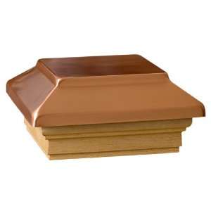  Deckorators 72295 Victoria Plateau Copper Post Cap with 