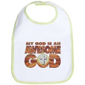  Baby Bib Kiwi My God Is An Awesome God 