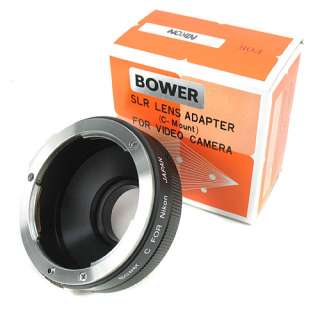 Mount Adapter takes NIKON F Lens to 16mm Bolex /Video  