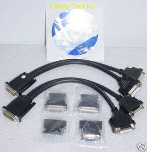 Matrox F16123 00 DUAL DVI I 60 Pin Cable for G450 MMS  