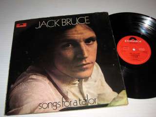 JACK BRUCE Songs For A Taylor POLYDOR UK Pressing  