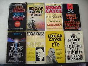 pb lot EDGAR CAYCE PLUS DIET HEALTH REINCARNATION DREAMS ESP PRIMER 