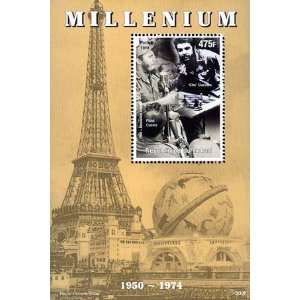Chess on Stamps Millennium Issue Eiffel Tower Che Guevara Castro From 