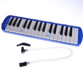32 Key Blue Alto Soprano Melodica Mouth Wind Piano F C  