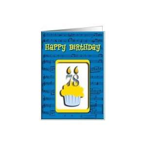  78th Birthday Cupcake Invitation Card Toys & Games