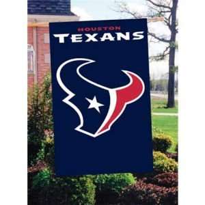  Houston Texans APPLIQUE HOUSE FLAG: Sports & Outdoors