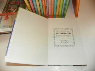 1966 Young Peoples Science Encyclopedia 20 Vol. Set NF  