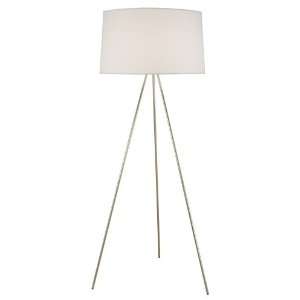   Up! Brushed Nickel White LinenTripod Floor Lamp: Home Improvement