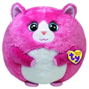  Ty Beanie Ballz Tumbles The Pink Cat (X Large): Toys 