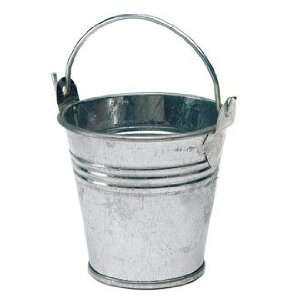   Silver Metal Pails Pack of 12 Style 8410: Health & Personal Care