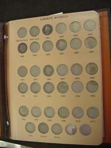 1883 1912 COMPLETE V NICKEL SET with 1885 & ALL DATES  