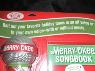 NEW Hallmark MERRY OKEE Christmas Karaoke Microphone Merryokee Elf 