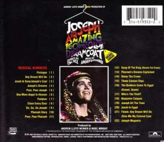 Joseph & The Amazing Technicolor Dreamcoat Soundtrack  