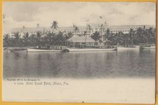 FL ~ MIAMI ~ HOTEL ROYAL PALM ~ 1905 Rotograph Pub. ~ VERY EARLY IMAGE 