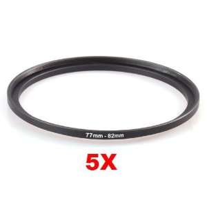 Neewer 5x 77 82mm 77mm to 82mm Camera Step Up Stepping Filter Ring 