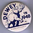 Thomas Dewey Presidential Campaign Celluloid Bakelite Elephant Head 