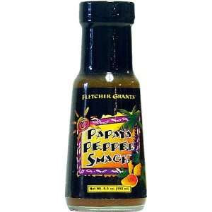 Papaya Pepper Smack Hot Sauce, 6.5 fl oz:  Grocery 
