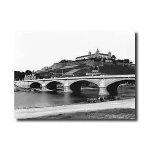   Seen From Ludwigs Bridge Wuerzburg C1910 Giclee Print