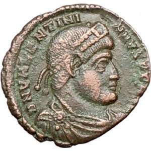  VALENTINIAN I 364AD Authentic Ancient Roman Coin ANGEL 