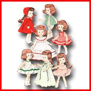 Vintage 8 Doll Clothes Dress Pattern ~ Ginny  