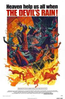 THE DEVILS RAIN Movie Poster 1975 William Shatner  
