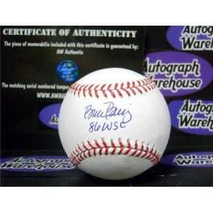  Bruce Berenyi Autographed/Hand Signed Baseball inscribed 
